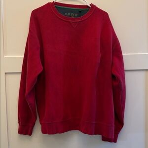 Old school classic outdoor Orvis fisherman crewneck in size large. 100% cotton